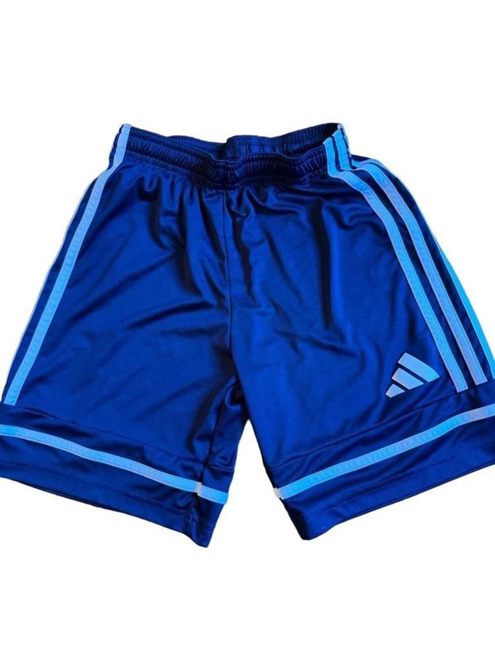 Adidas Squadra 25 Shorts Size 11-12Y Blue Athletic Training b1421